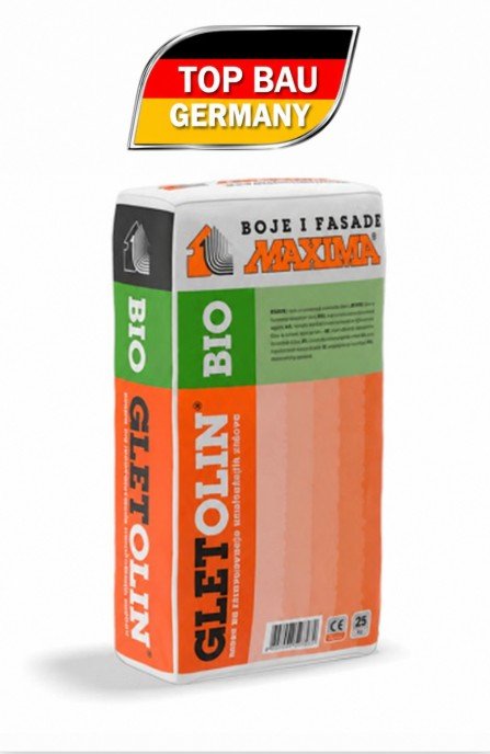 GLETOLIN BIO 25 KG-GLET DE INCARCARE SI FINSARE ALB