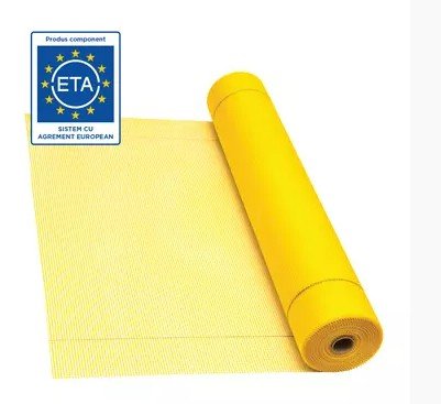 E TOP GLASFASERGEWEBE 4.5X4.5 GELB 145