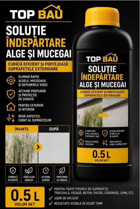 SOLUTIE INDEPARTARE ALGE SI MUCEGAI 0.5 L