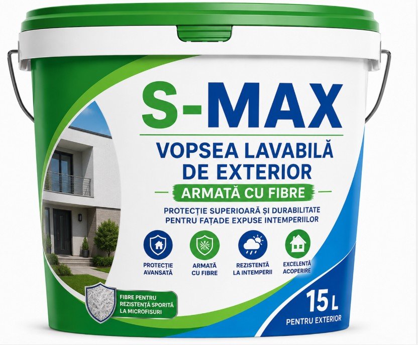 S-MAX VOPSEA LAVABILA DE EXTERIOR 15 L
