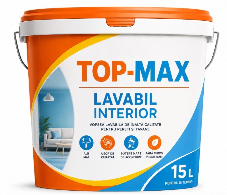 TOP-MAX LAVABIL DE  INTERIOR 15 L