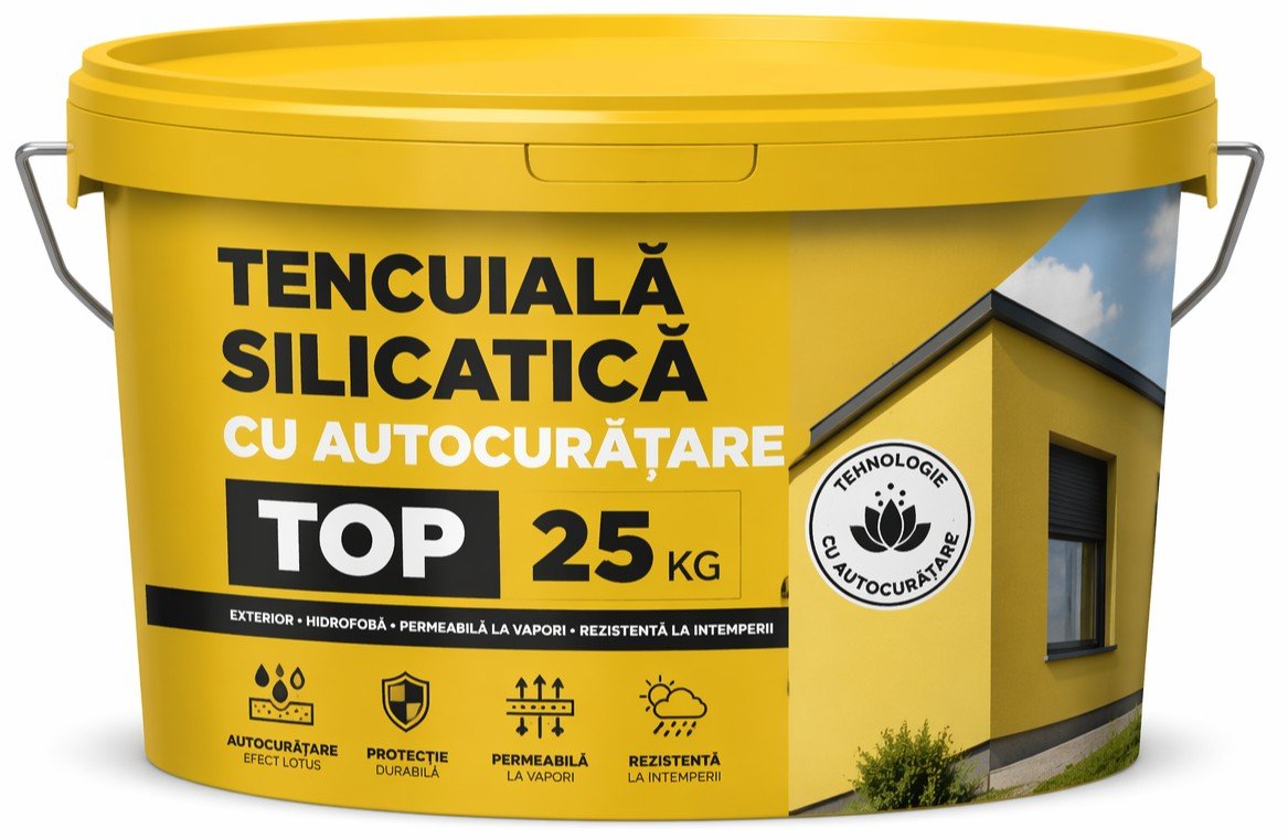 TENCUIALA DECORATIVA SILICATICA CU AUTOCURATARE TOP 25 KG